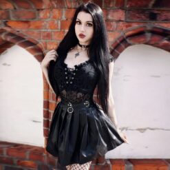 Sexy Lace Bodysuit Gothic eGirl Mesh Top