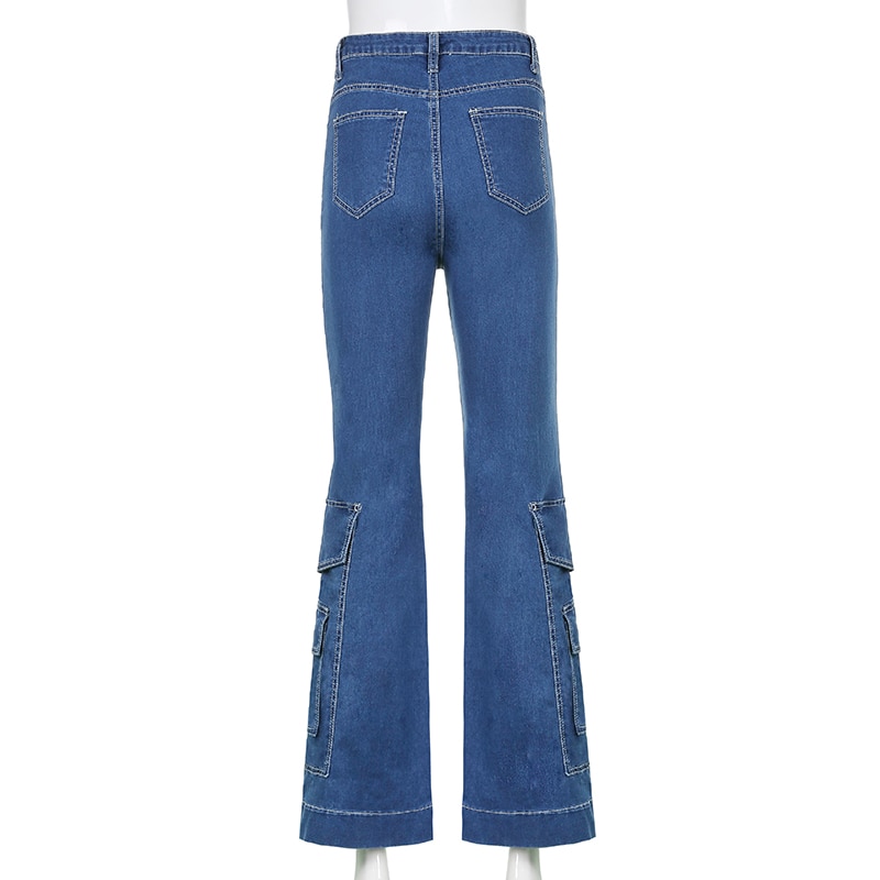 Egirl Pocket Loose Straight Jean