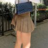 Egirl Preppy Style Pleated Short Skirt