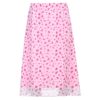 Egirl Floral Print High Waist Midi Skirt