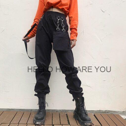 Egirl Cargo Streetwear Pant