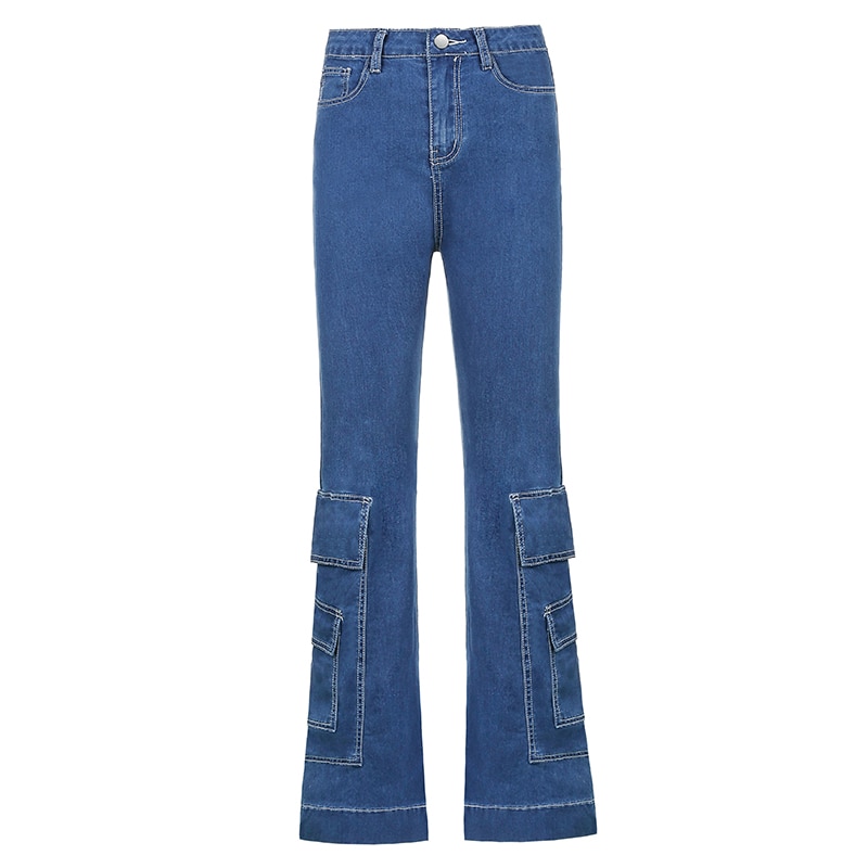 Egirl Pocket Loose Straight Jean