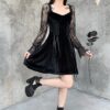 Gothic eGirl Lolita Style Vintage Dress