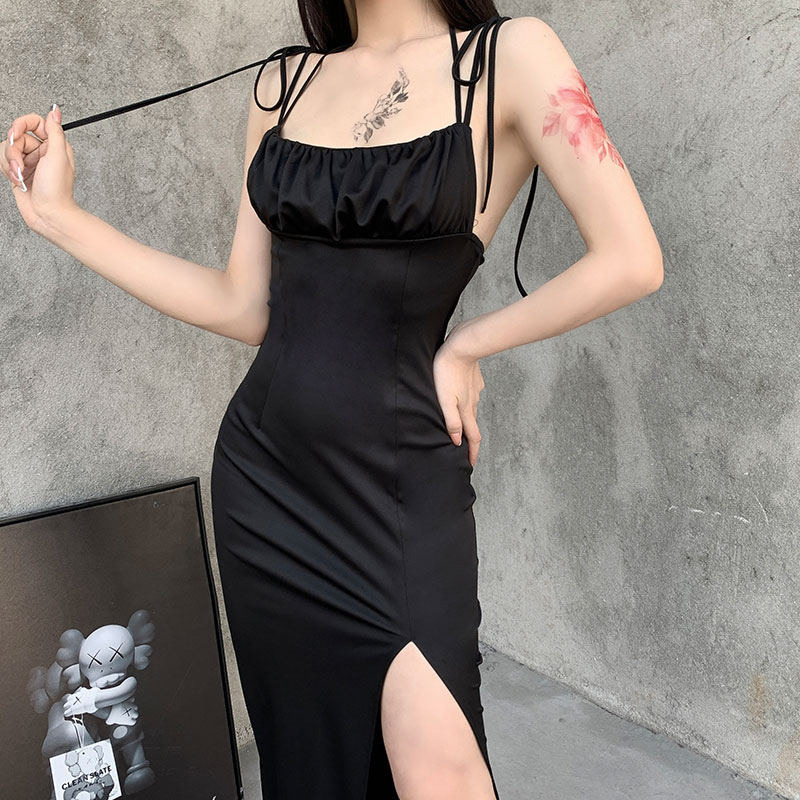 Elegant Sexy Bodycon Clubwear Gothic eGirl Dress